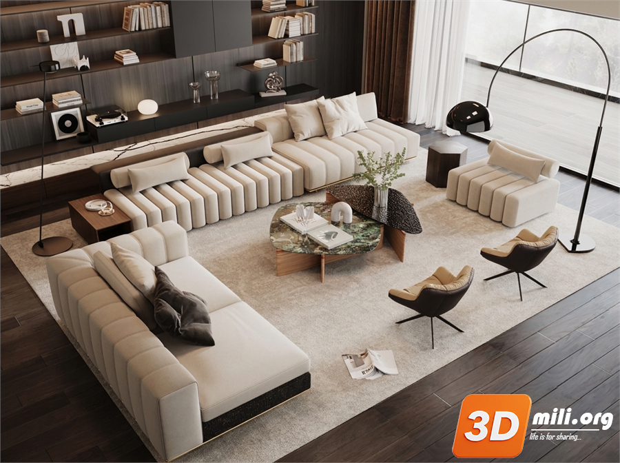 Sofa Minotti Skp Files 